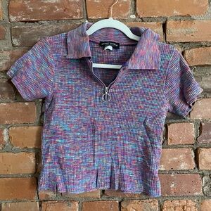 Y2K Vintage Cropped Shirt